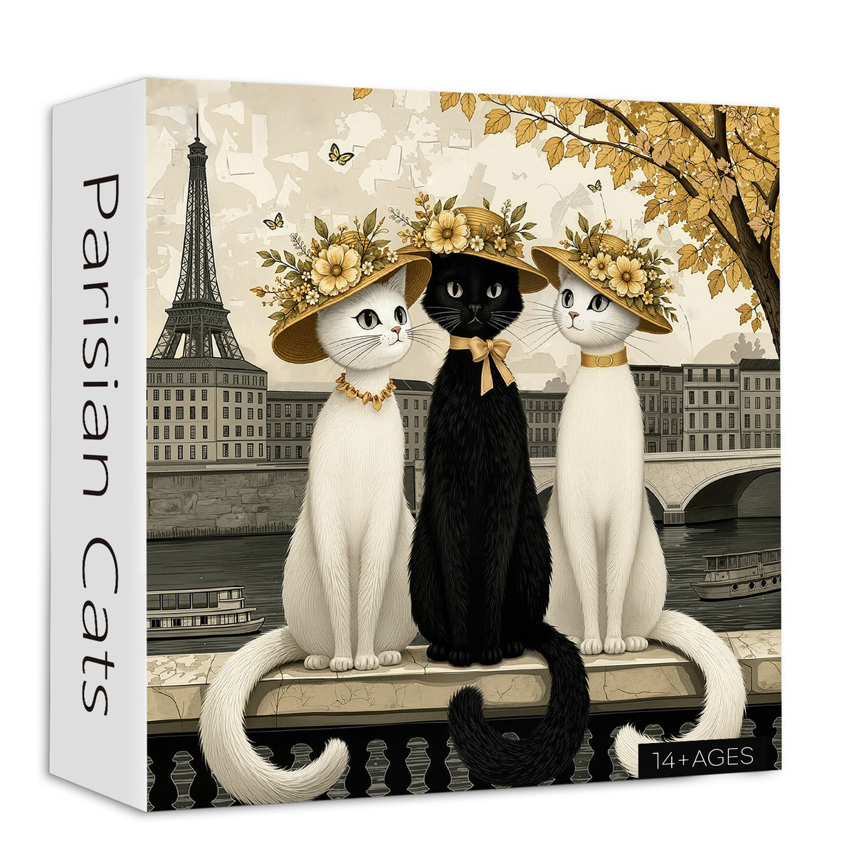 Parisian Cats Jigsaw Puzzle 1000 Pieces