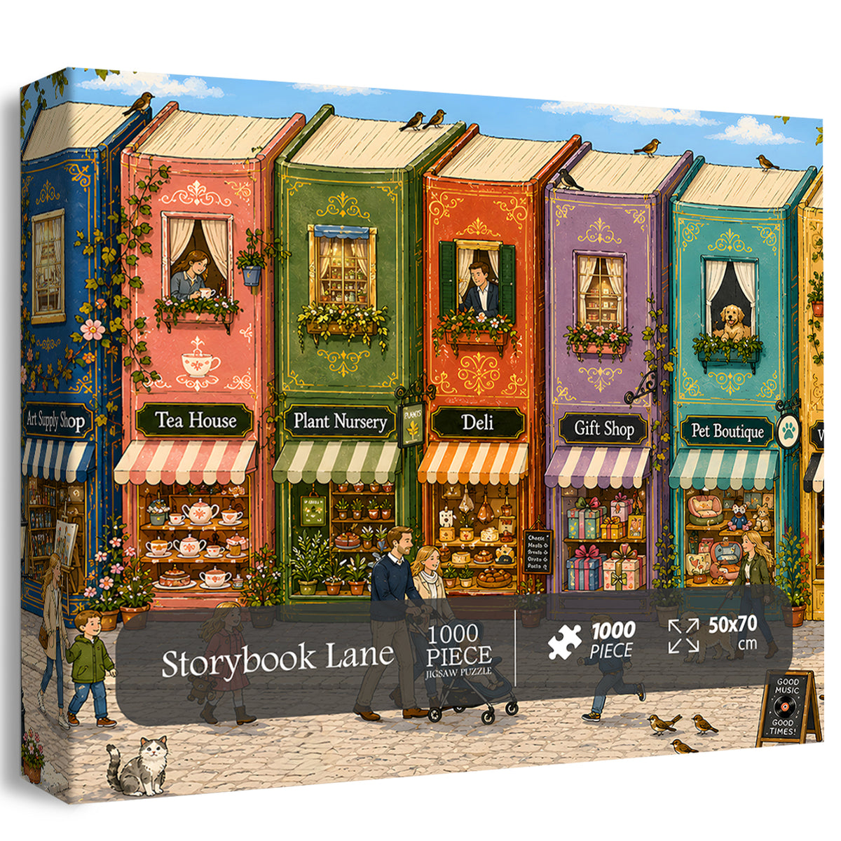 Storybook Lane Jigsaw Puzzle 1000 Pieces