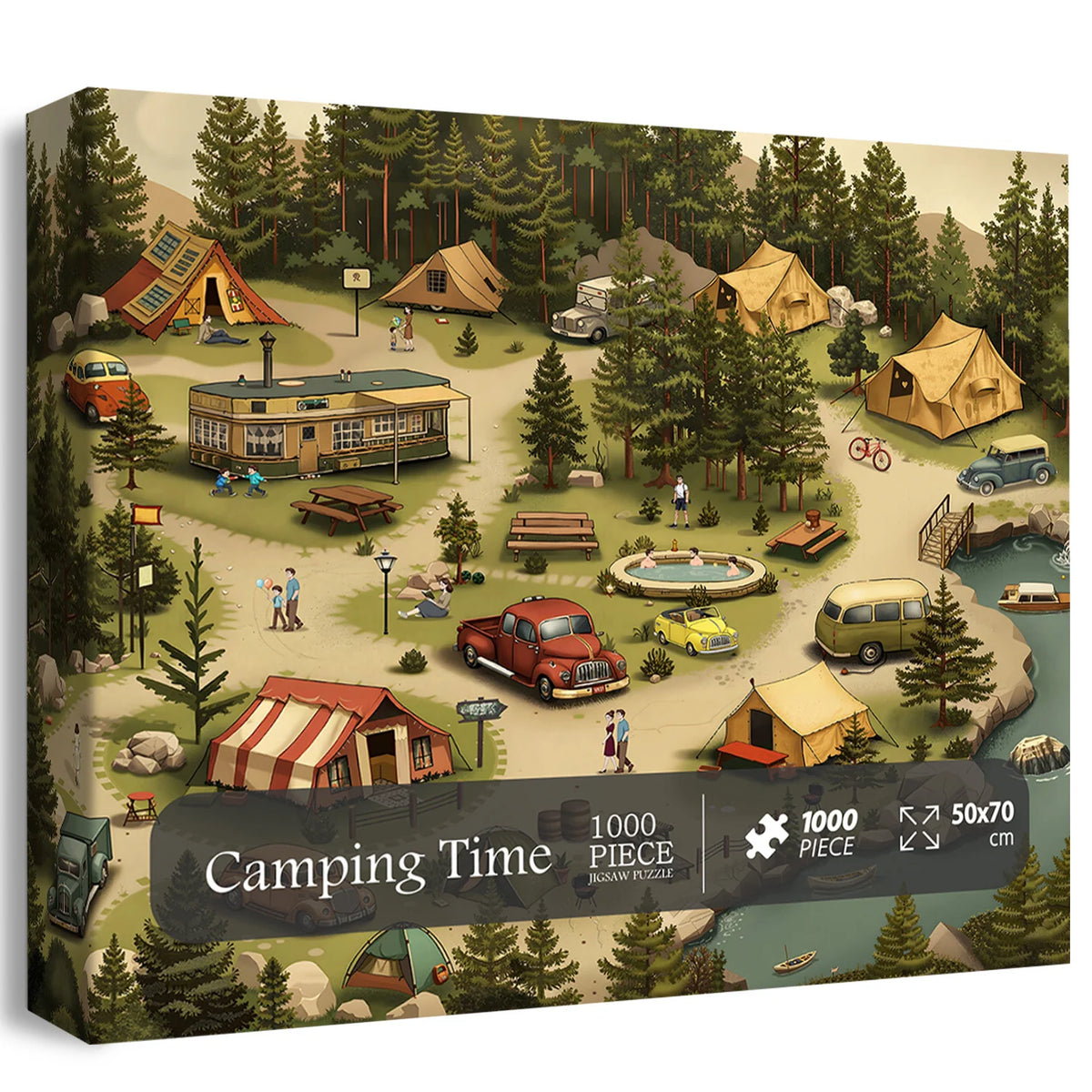 Tempo di campeggio puzzle puzzle 1000 pezzi
