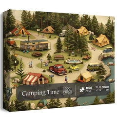 Tempo di campeggio puzzle puzzle 1000 pezzi