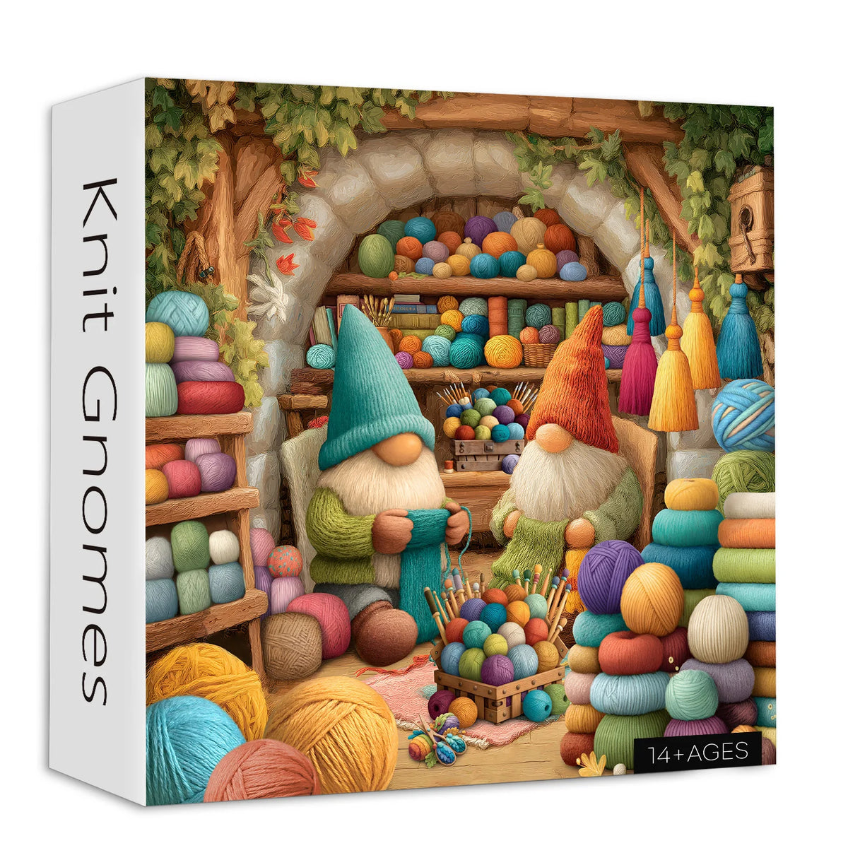 Knit Gnomes Jigsaw Puzzle 1000 Pieces