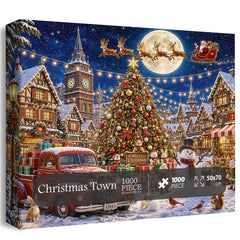 Christmas Town Jigsaw Puzzle 1000 Pieces