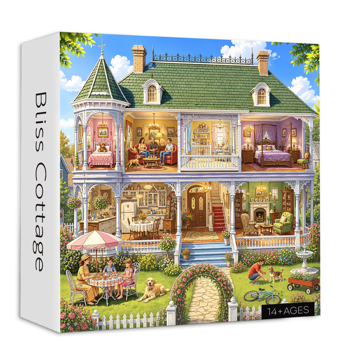 Bliss Cottage Jigsaw Puzzle 1000 Pieces
