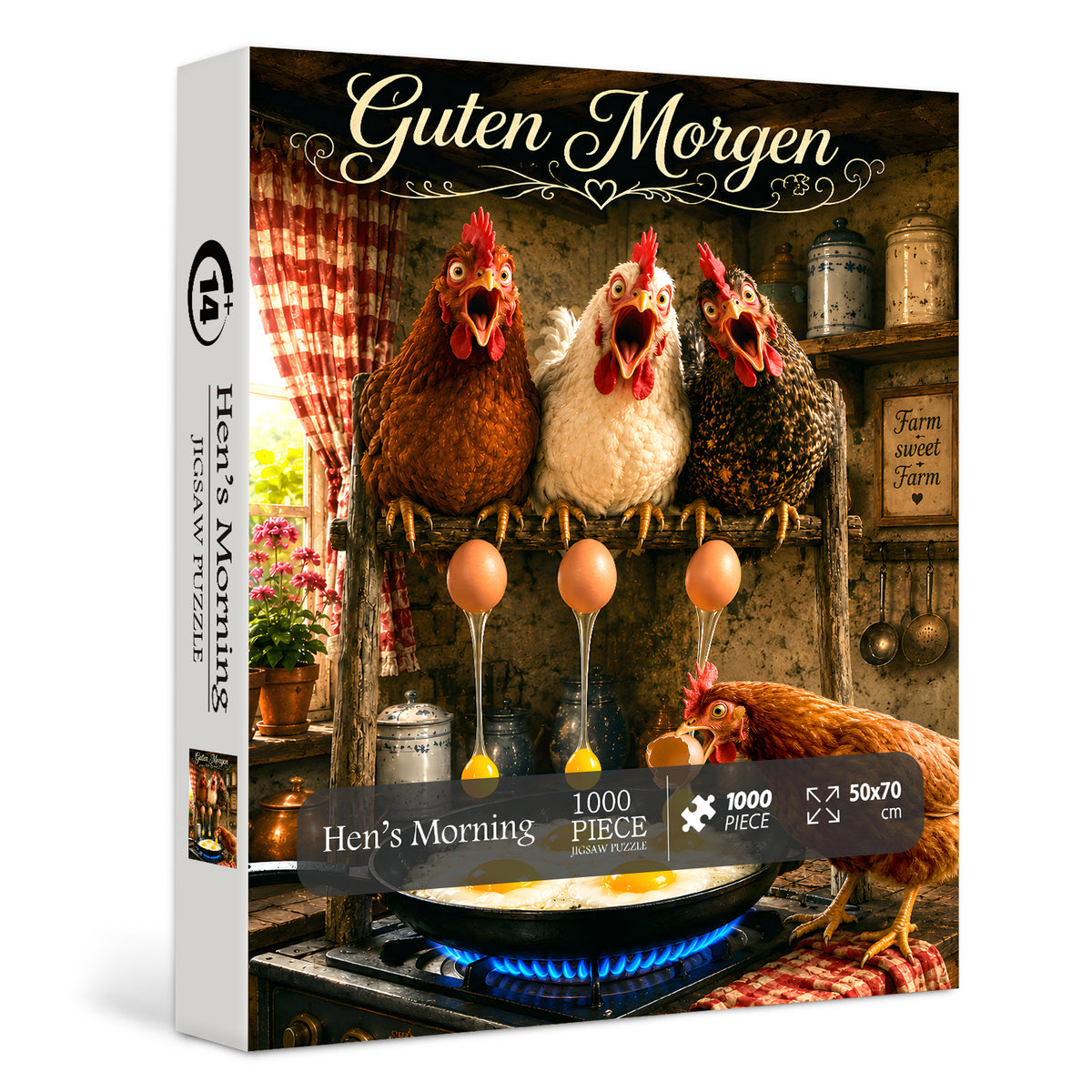 Puzzle Mattina di Gallina 1000 Pezzi