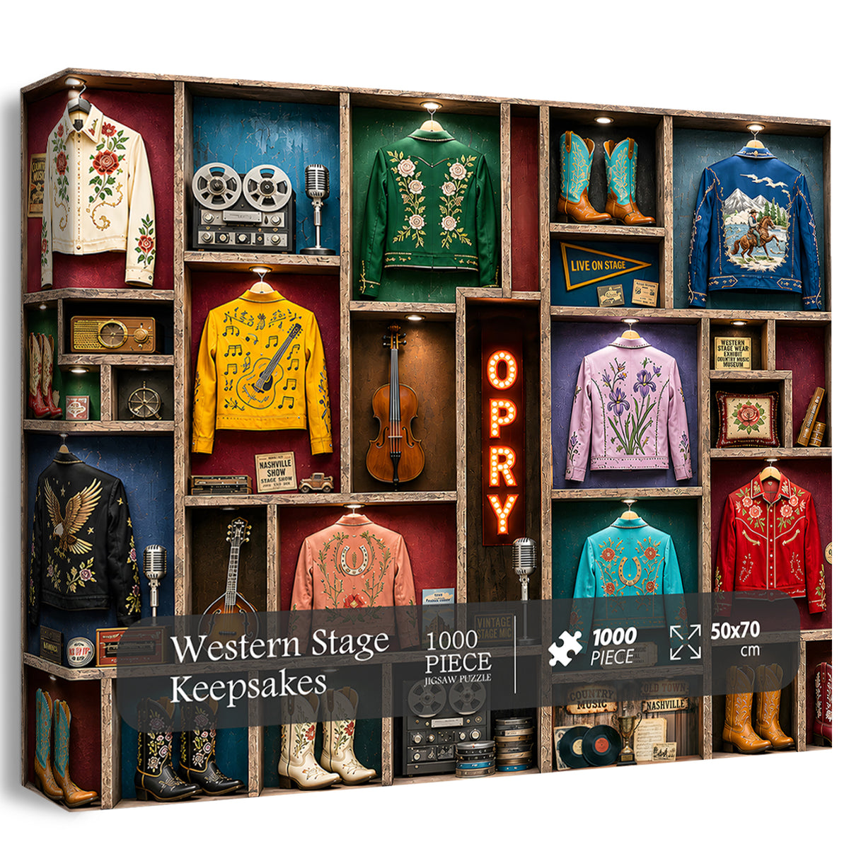 Puzzle Western Stage Keepsakes da 1000 pezzi