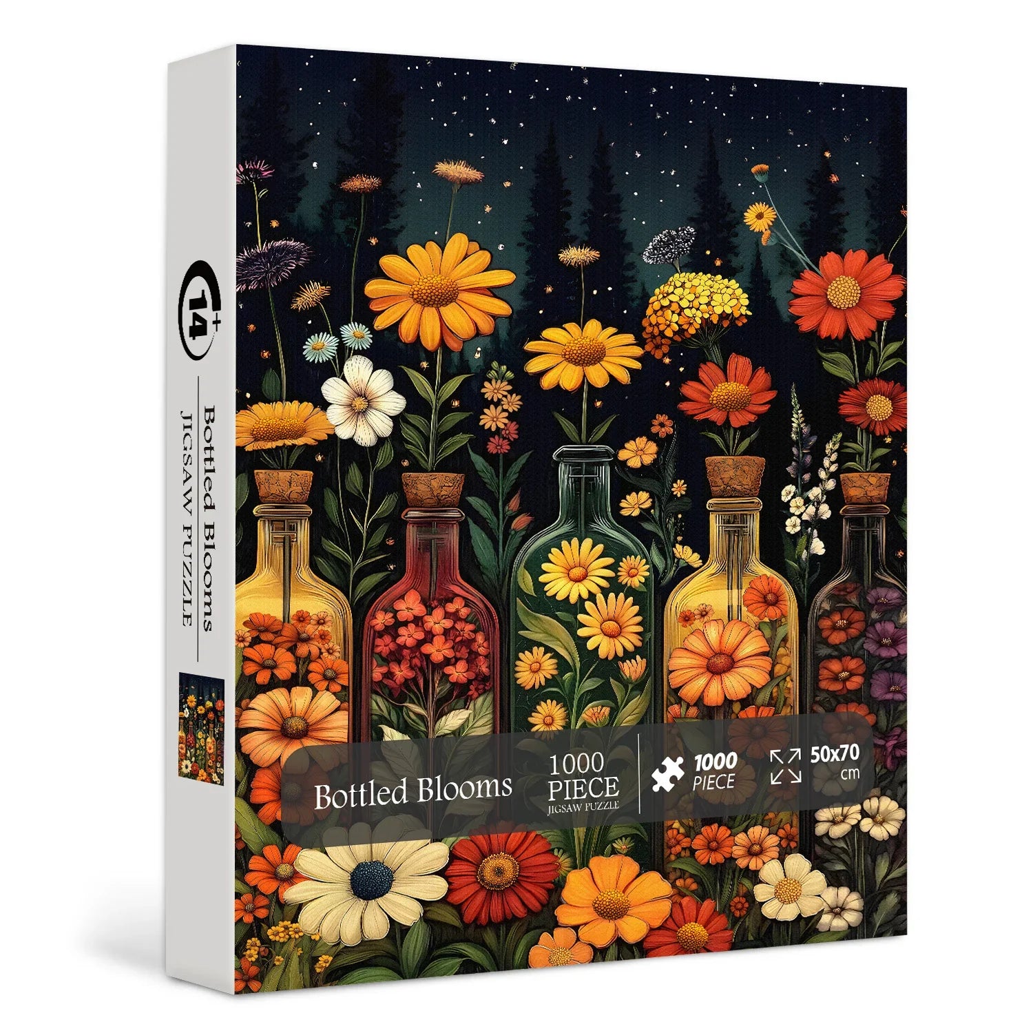 Puzzle de puzzle des fleurs en bouteille 1000 pièces