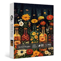 Puzzle de puzzle des fleurs en bouteille 1000 pièces