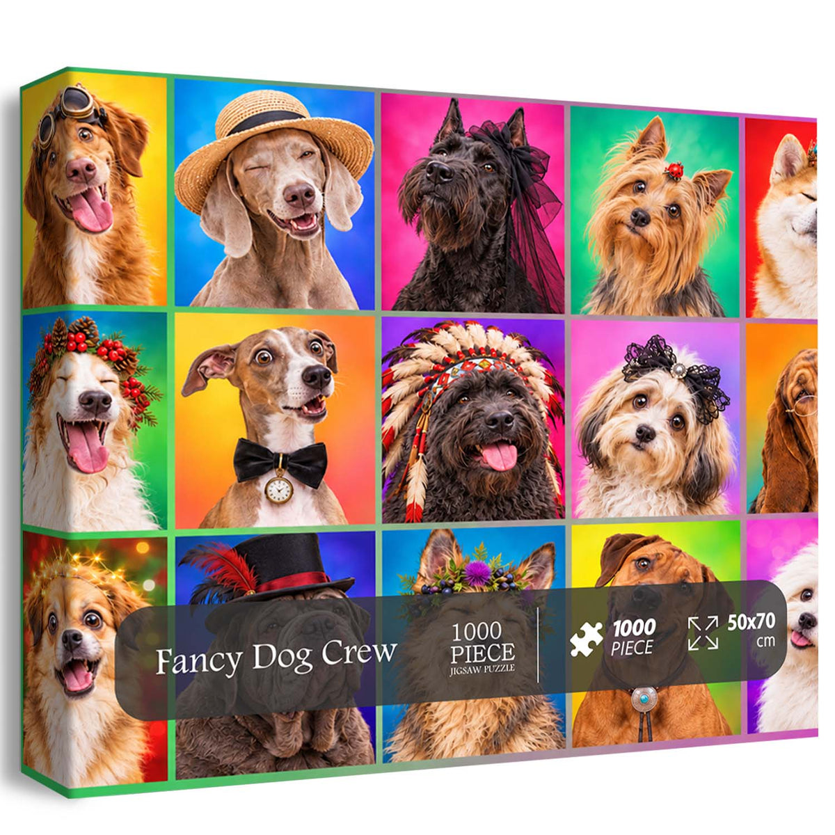 Fancy Dog Crew Jigsaw Puzzle 1000 Pieces
