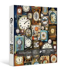 Vintage Clock Jigsaw Puzzles 1000 Pieces