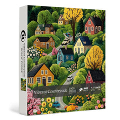 Vibrant Countryside Jigsaw Puzzle 1000 Pieces