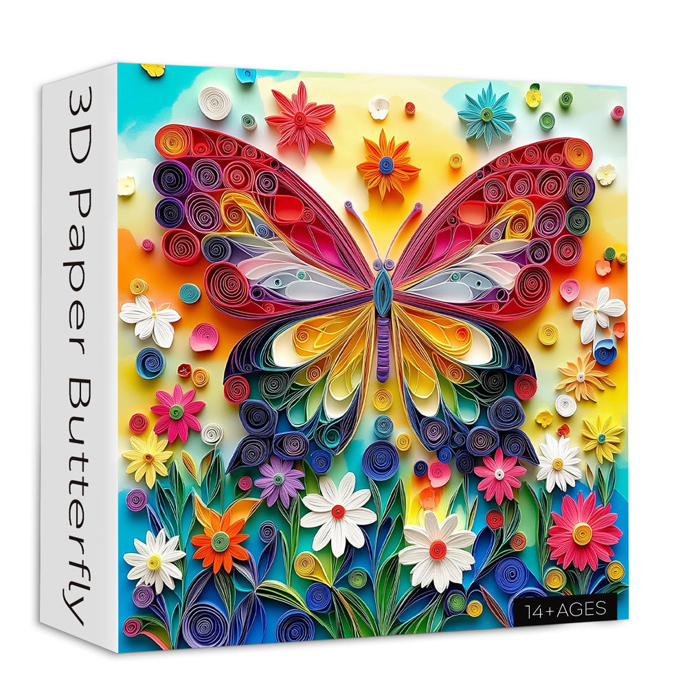 3D Paper Butterfly Jigsaw Puzzles 1000 Pieces