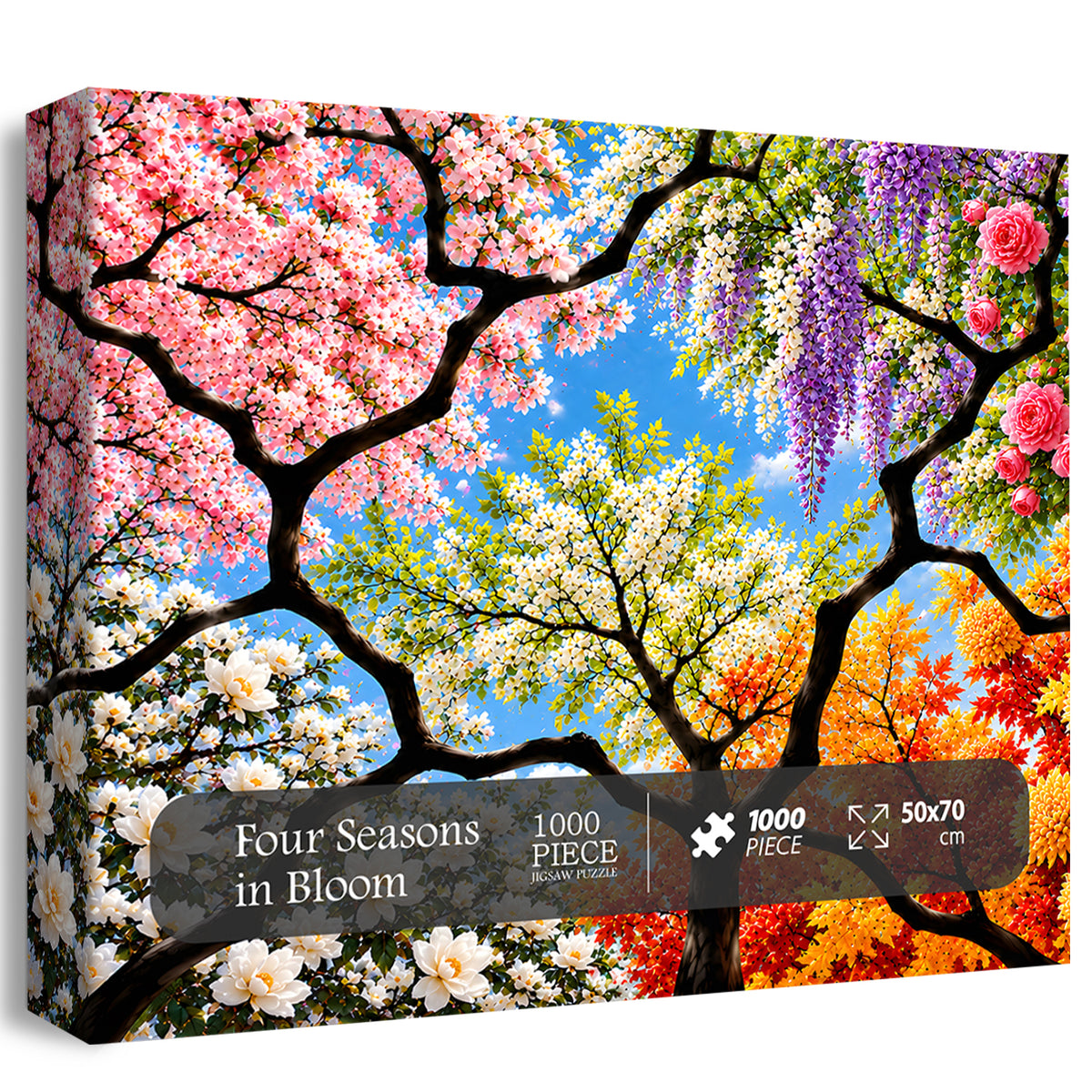 Four Seasons in Bloom Jigsaw Puzzle 1000 Pieces