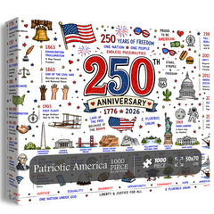 Puzzle dell'America Patriottica da 1000 pezzi