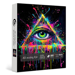 Puzzle de la puzzle des yeux et des pièces 1000 pièces