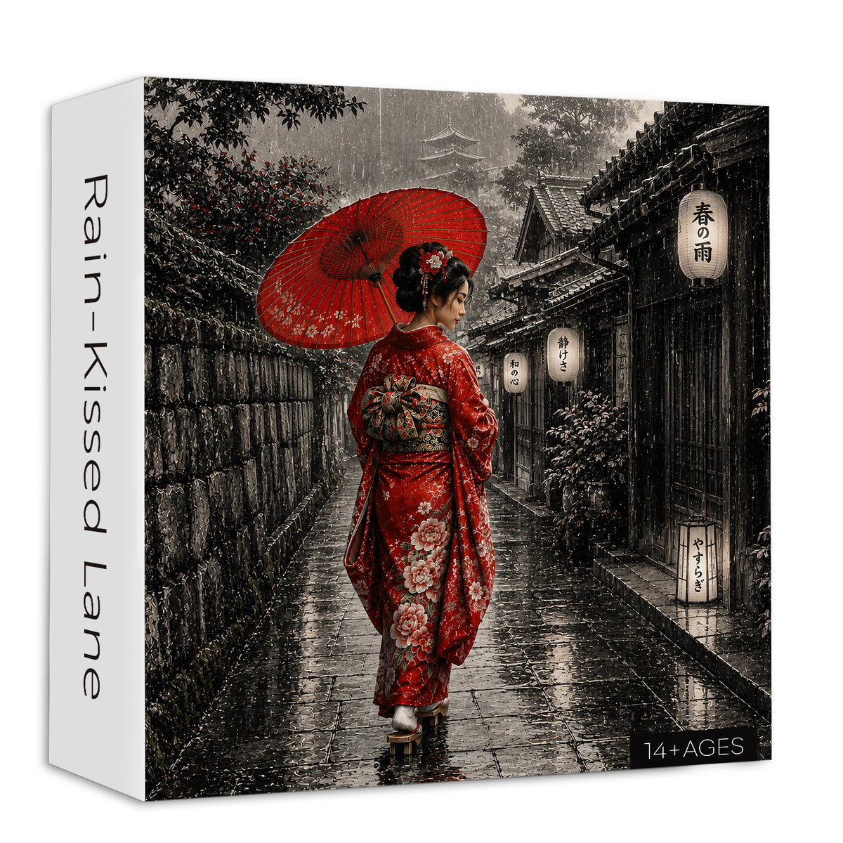 Rain‑Kissed Lane Jigsaw Puzzle 1000 Pieces
