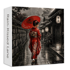 Rain‑Kissed Lane Jigsaw Puzzle 1000 Pieces
