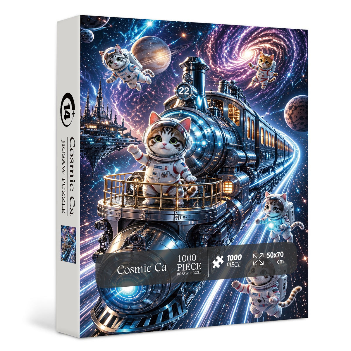 Cosmic Cat Jigsaw Puzzle 1000 Pieces