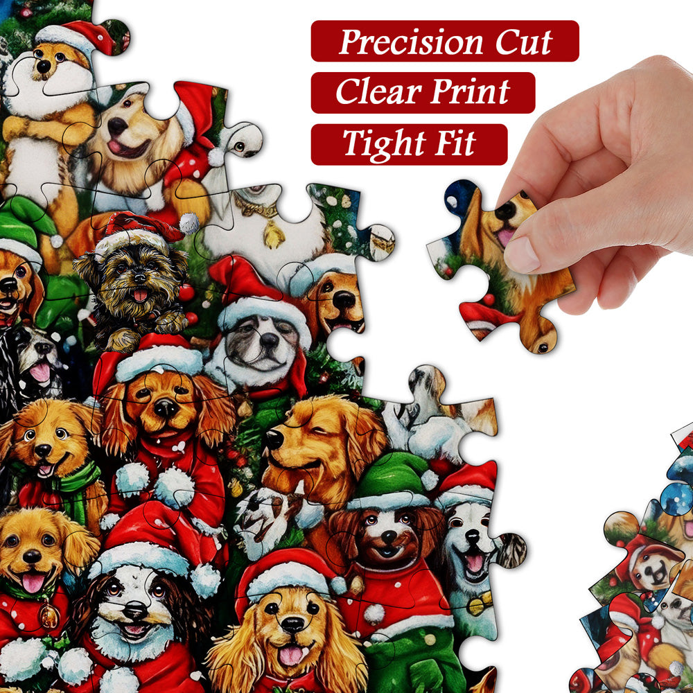 Christmas Canines Jigsaw Puzzle 1000 Pieces