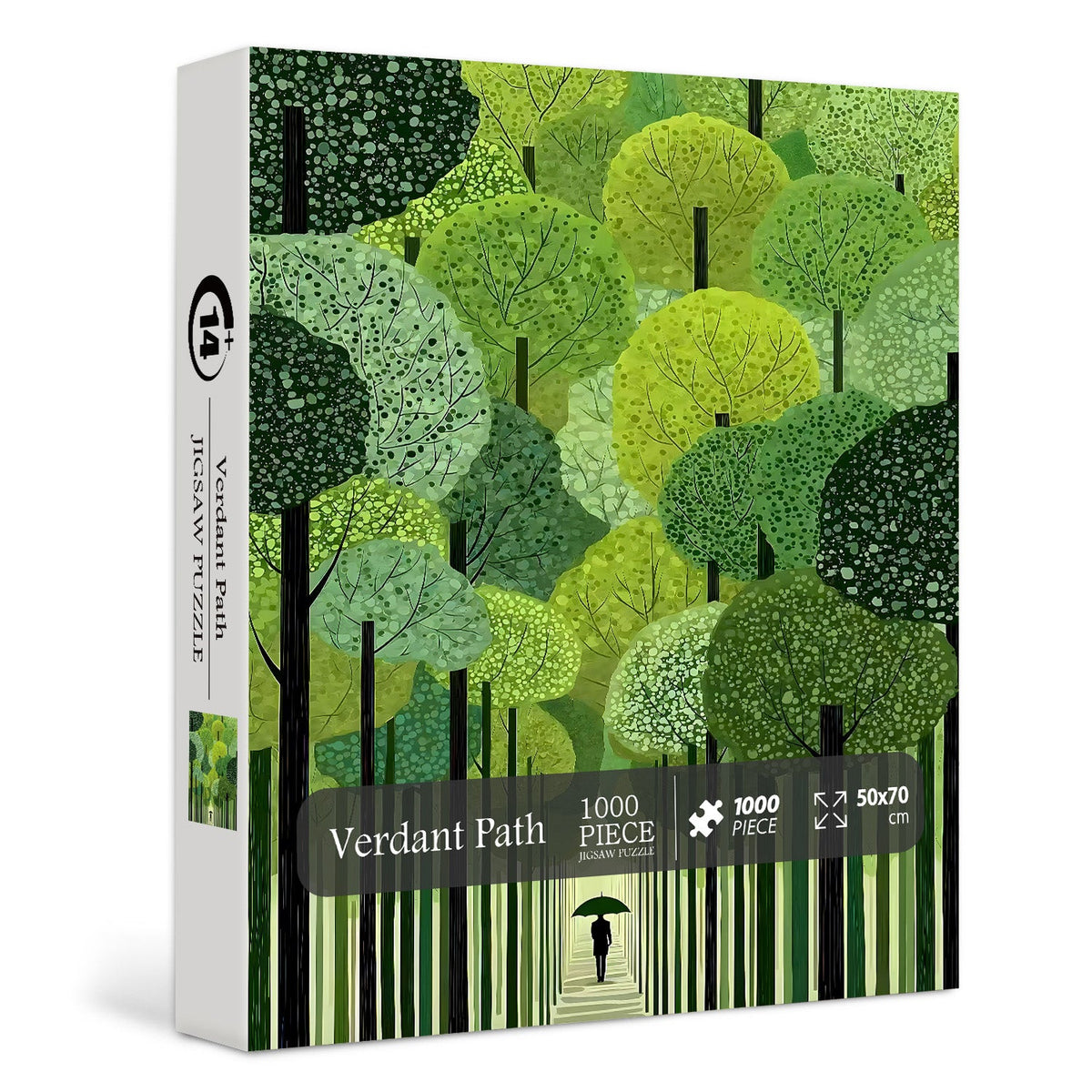 Puzzle del sentiero verdeggiante, 1000 pezzi