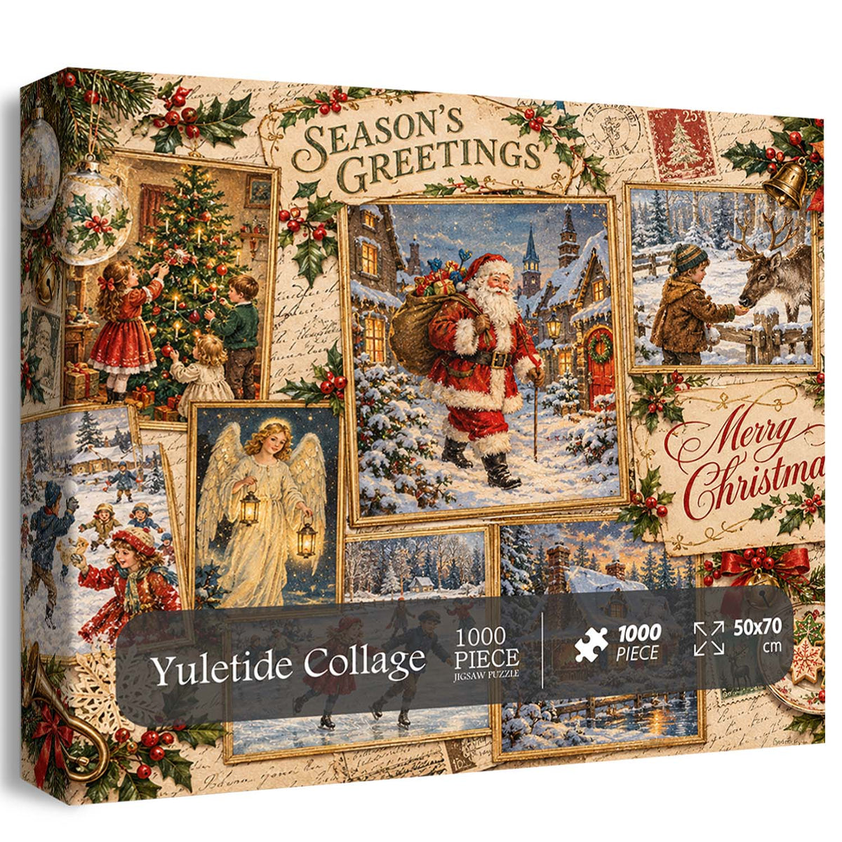 Yuletide Collage Jigsaw Puzzle 1000 Pieces