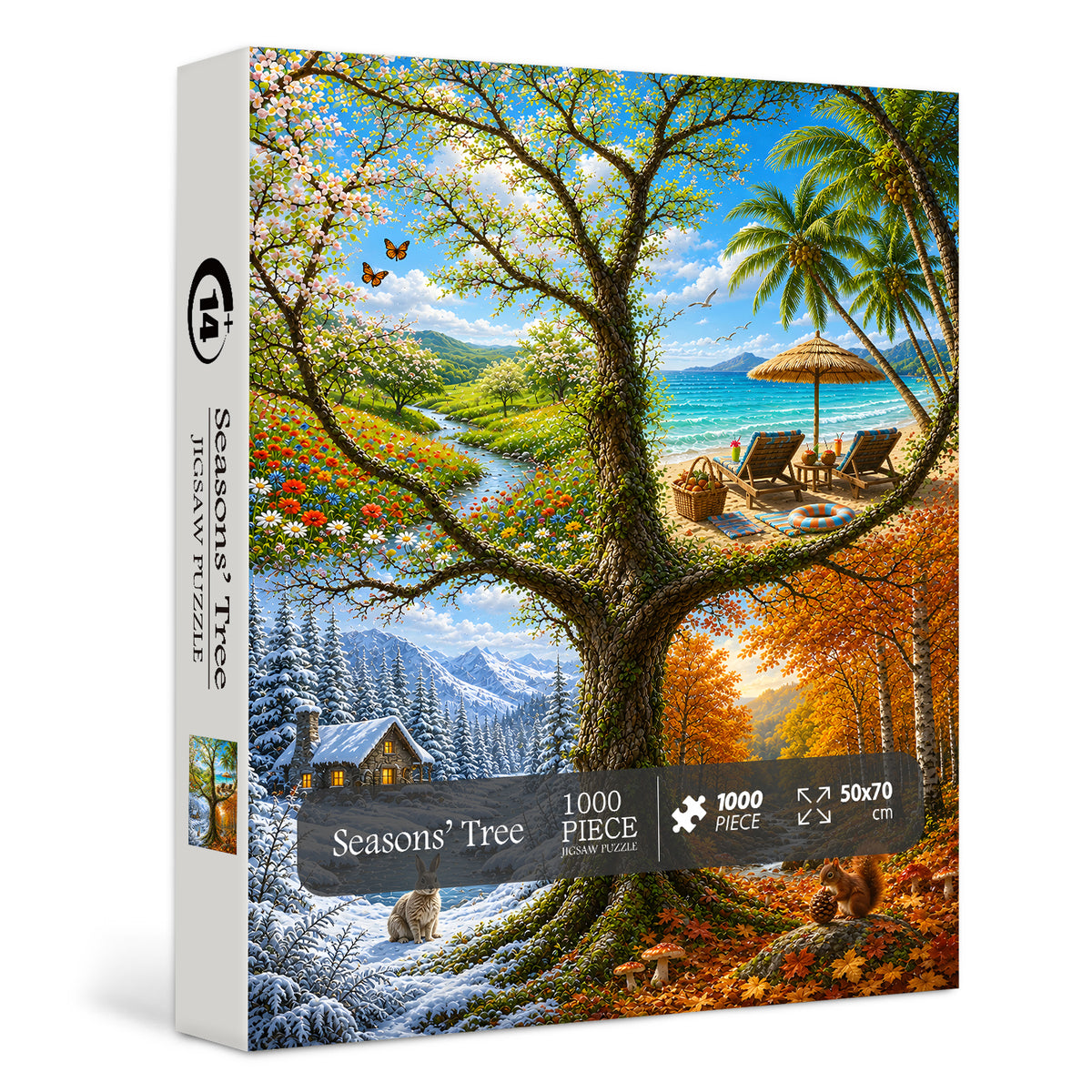 Seasons’ Tree Jigsaw Puzzle 1000 Pieces