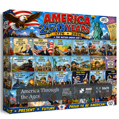Puzzle America attraverso i secoli 1000 pezzi