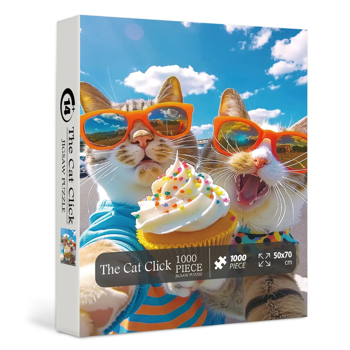 Il gatto clicca puzzle enigmi 1000 pezzi