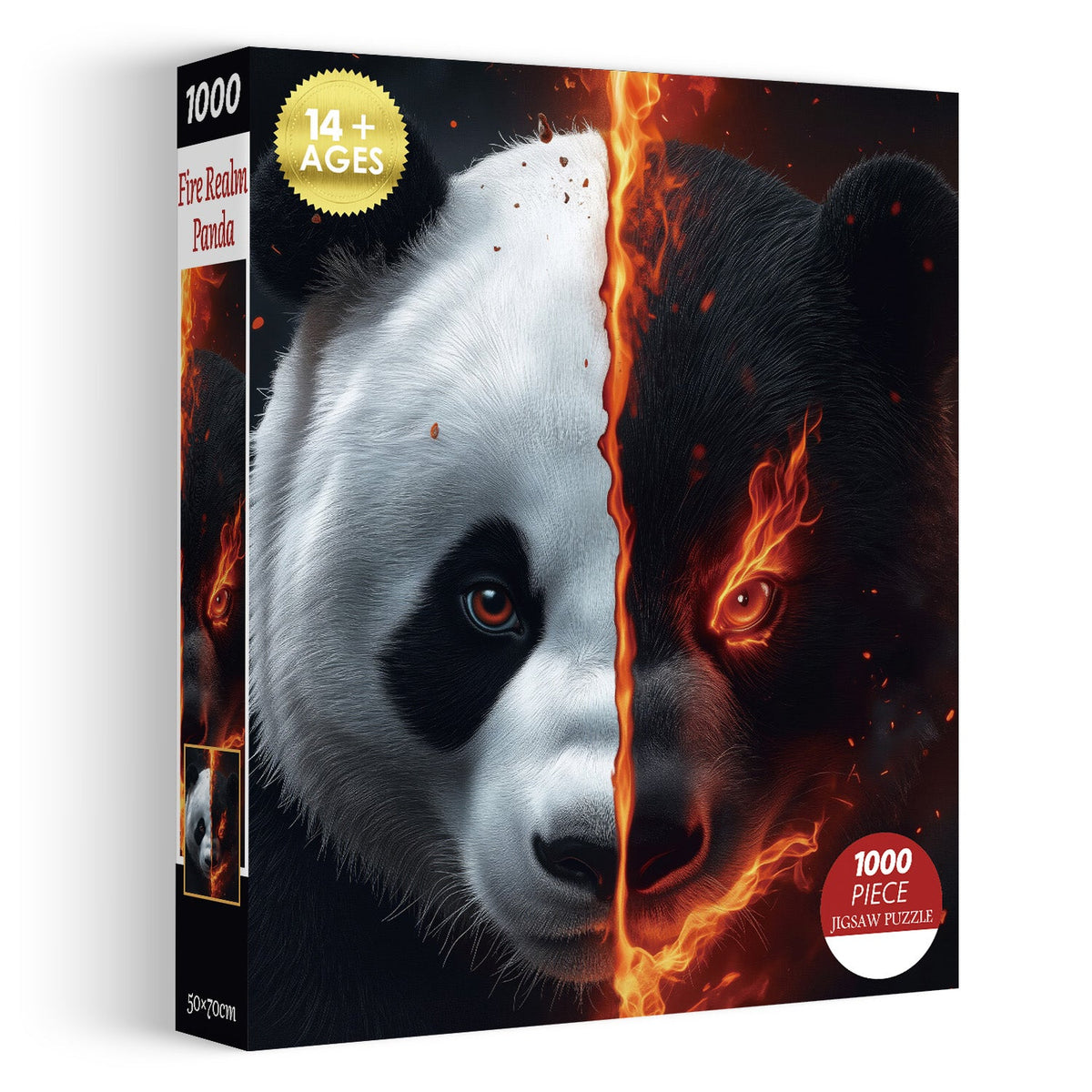 Fire Realm Panda Jigsaw Puzzle 1000 Pieces