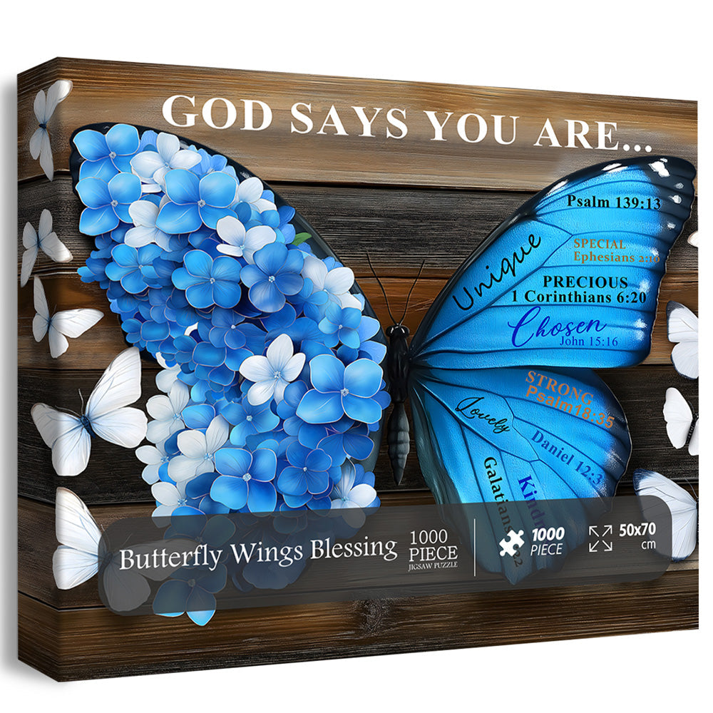 Butterfly Wings Blessing Jigsaw Puzzles 1000 Pieces