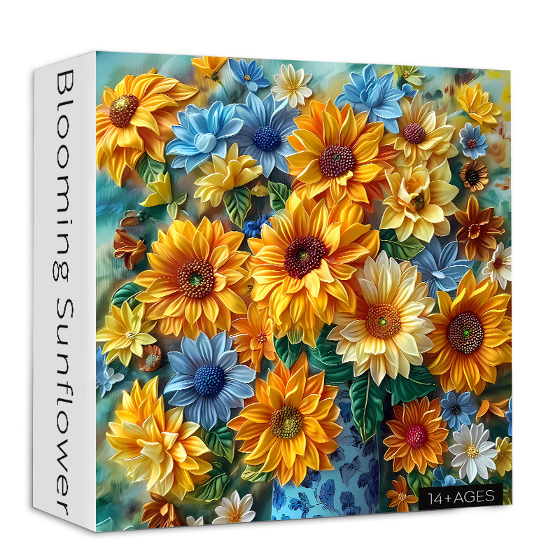 Blooming Sunflower Jigsaw Puzzles 1000 Pieces