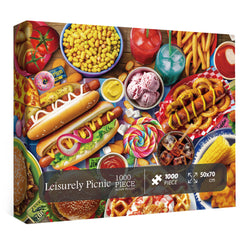 Leisurely Picnic Jigsaw Puzzles 1000 Pieces