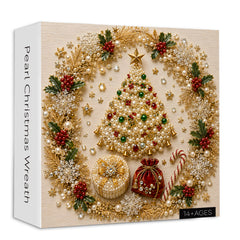 Pearl Christmas Wreath Jigsaw Puzzle 1000 Pieces