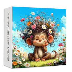 Puzzle Whimsy Blossom Monkey 1000 pezzi