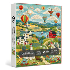 Quilted Farm Jigsaw Puzzle 1000 Pieces