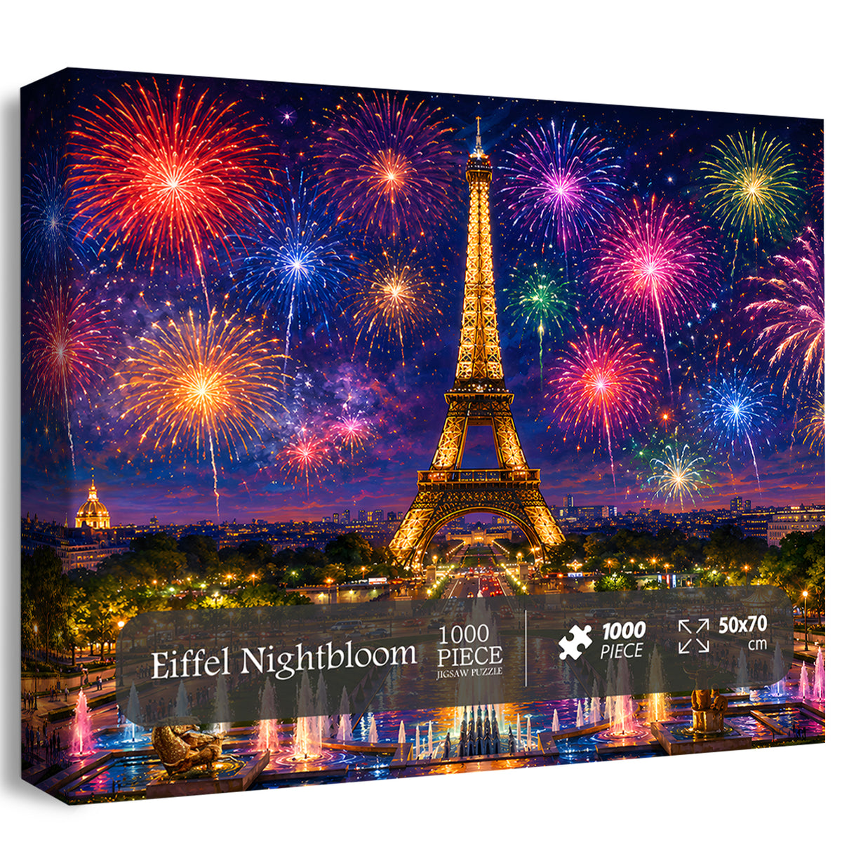 Eiffel Nightbloom Jigsaw Puzzle 1000 Pieces