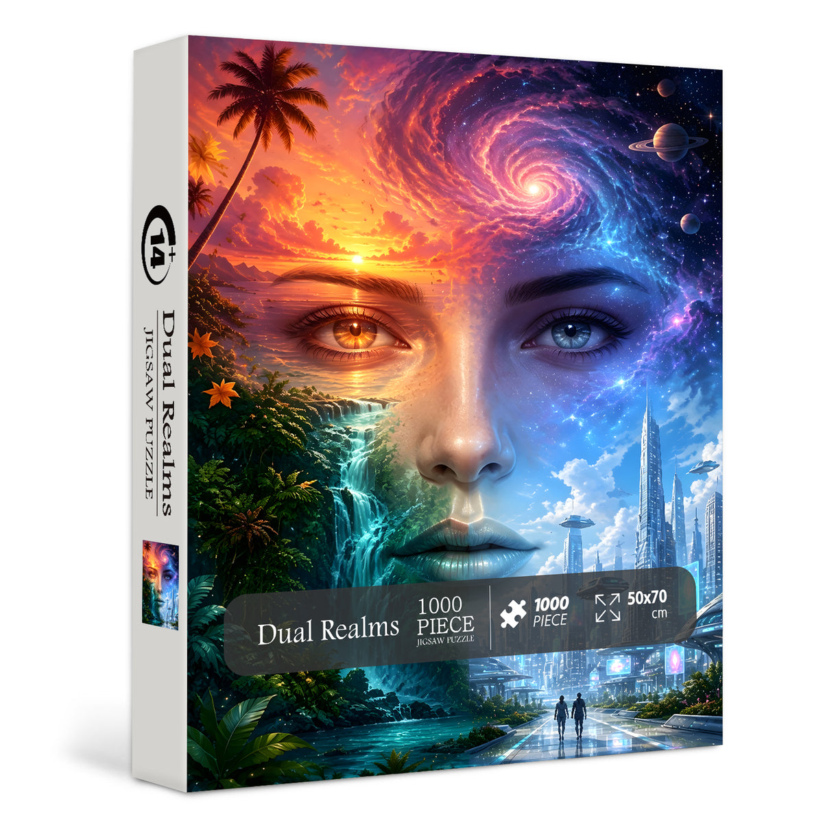 Dual Realms Jigsaw Puzzle 1000 Pieces