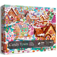 Candy Town Jigsaw Puzzle 1000 Pieces