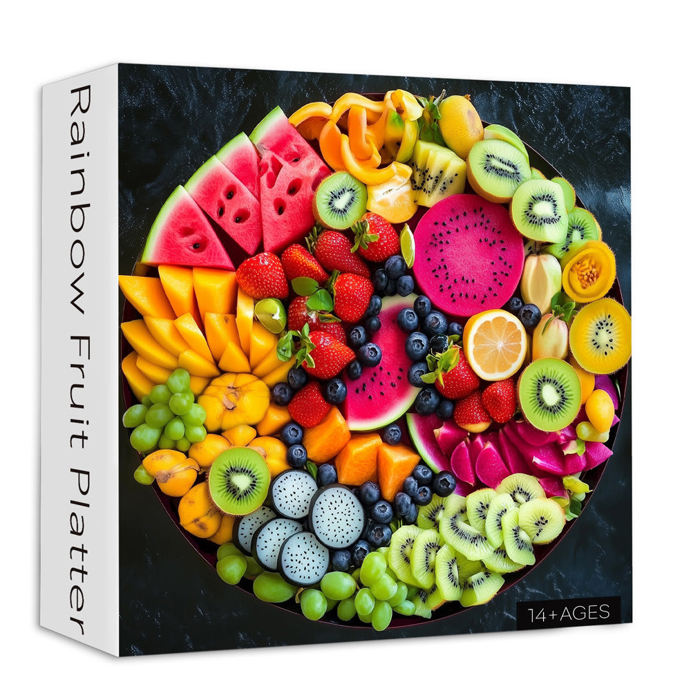 Rainbow Fruit Platter Jigsaw Puzzles 1000 Pieces