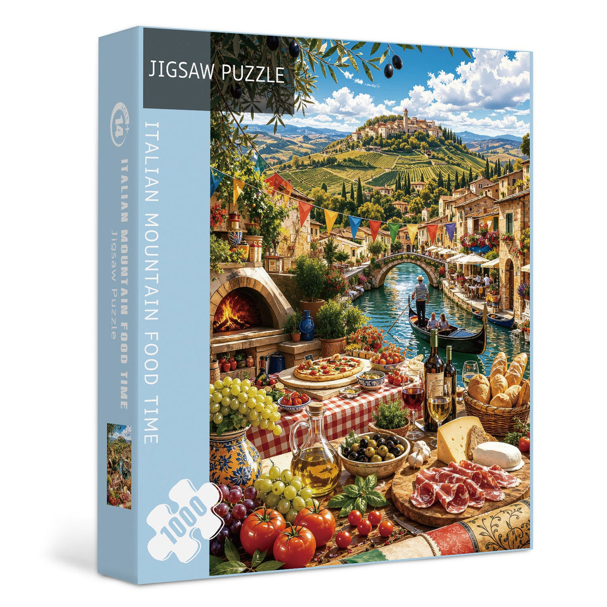 Italian Mountain Food Time Jigsaw Puzzle 1000 Pieces