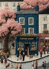 Cherry Blossom Street Jigsaw Puzzle 1000 Pieces