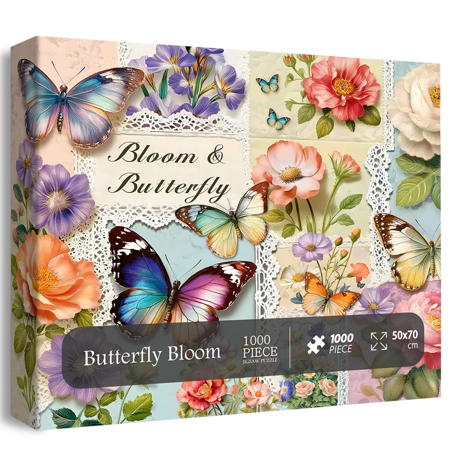 Butterfly Bloom Jigsaw Puzzle 1000 Pieces