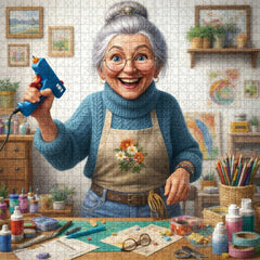 Puzzle créatif grand-mère 1000 pièces