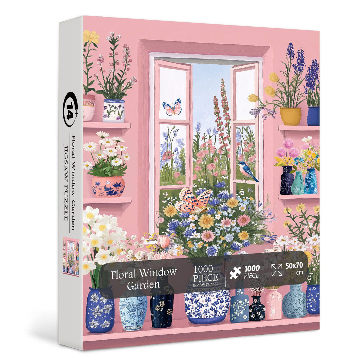 Floral Window Garden Jigsaw Puzzle 1000 Pieces – Pickforu Puzzle