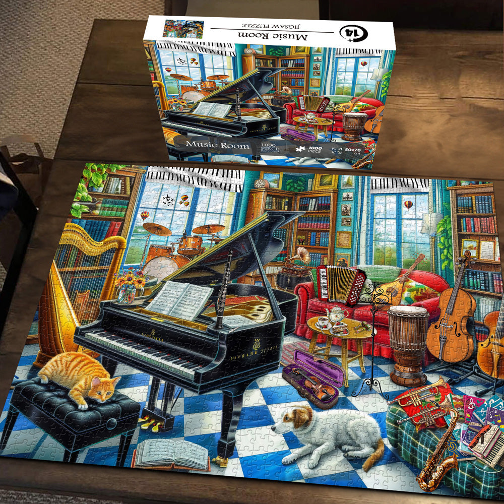 Music Room Jigsaw Puzzle 1000 Pieces