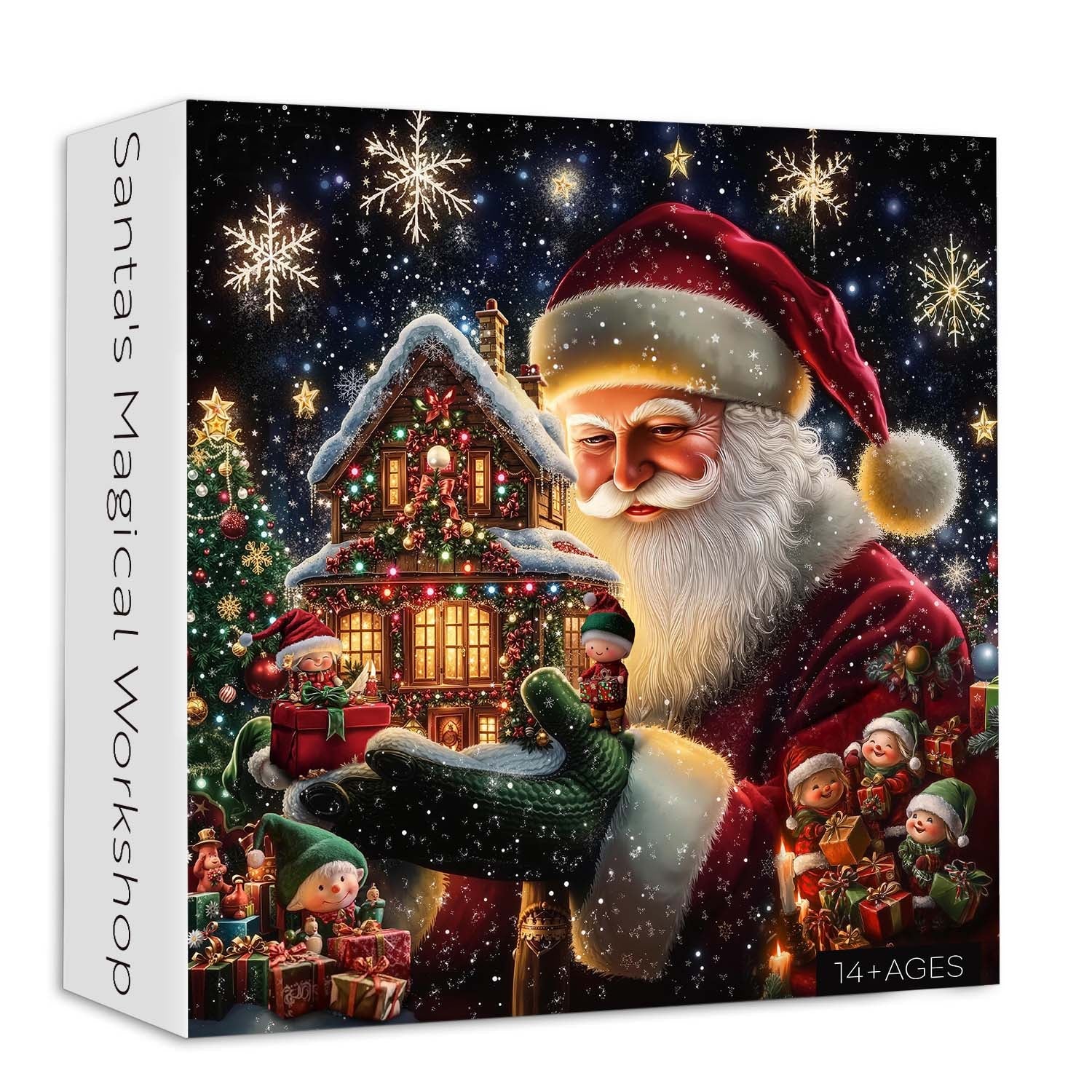 Puzzle Globo de Nieve de Papá Noel 1000 Piezas