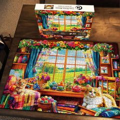 Cozy Flower Retreat Jigsaw Puzzles 1000 Pieces