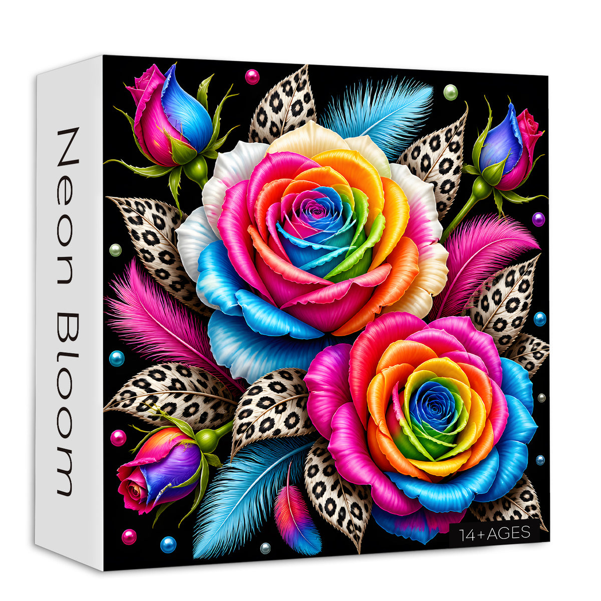 Neon Bloom Jigsaw Puzzle 1000 Pieces