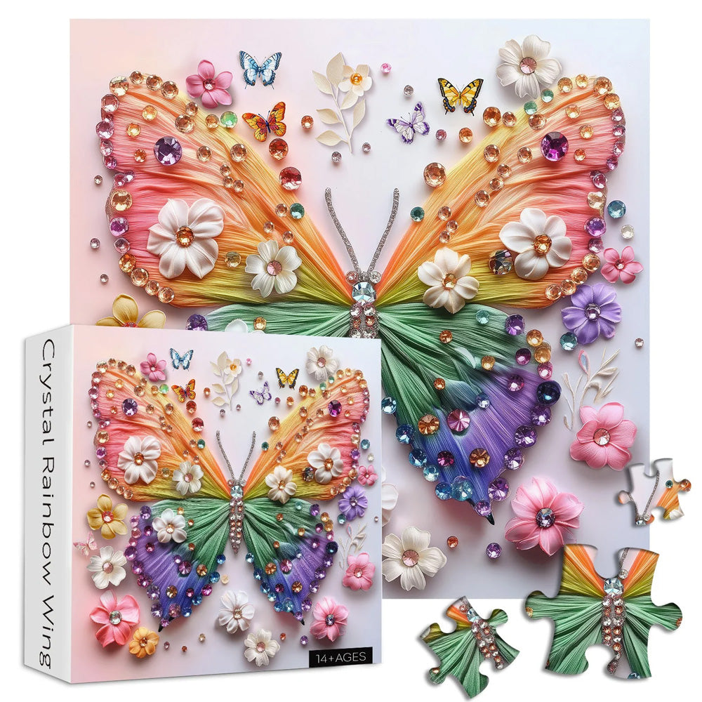 Crystal Rainbow Wing Jigsaw Puzzles 1000 Pieces