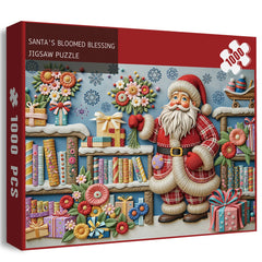 Der blühende Segenssäge Puzzle des Weihnachtsmanns 1000 Stücke
