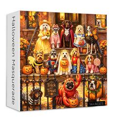 Halloween Masquerade Jigsaw Puzzle 1000 Pieces